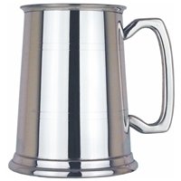 Classic pewter tankard