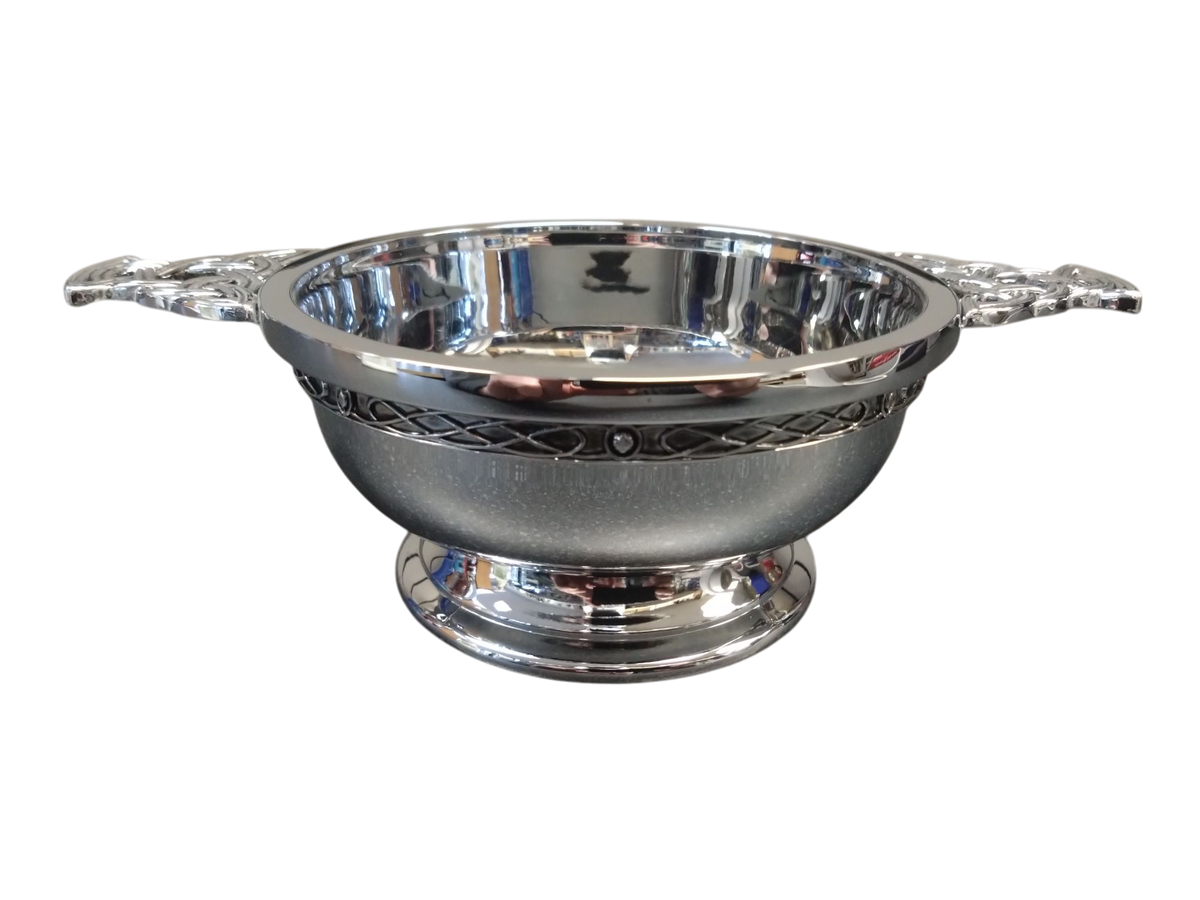 5 inch chrome plated plated front view