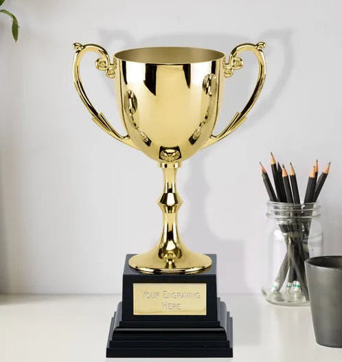 Recognition Gold Nickel Plated Cup 27.25cm (10 3/4'')