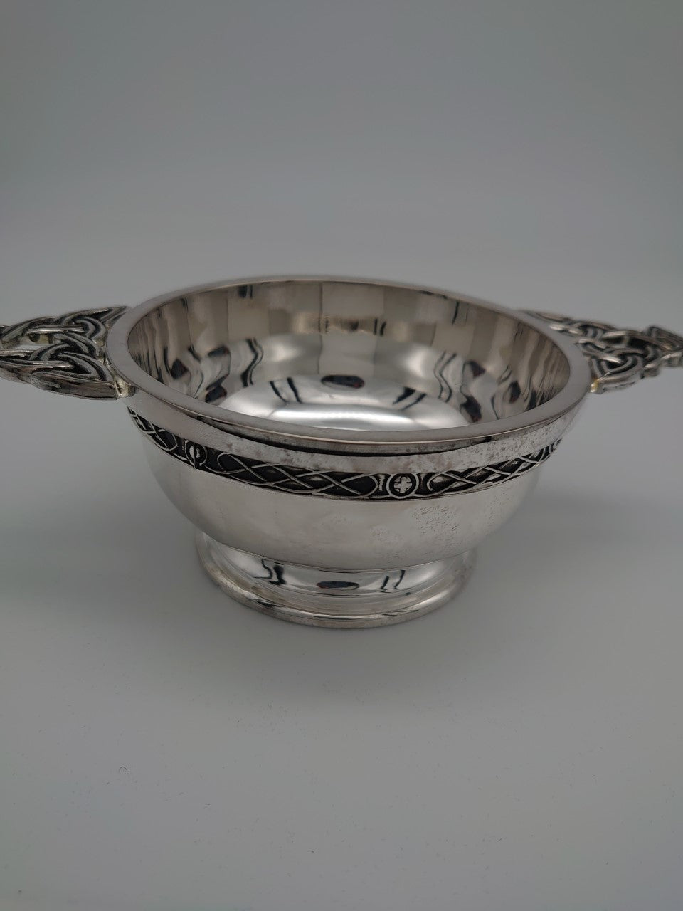 3" Chrome Plated Quaich - Cutting Edge Engravers