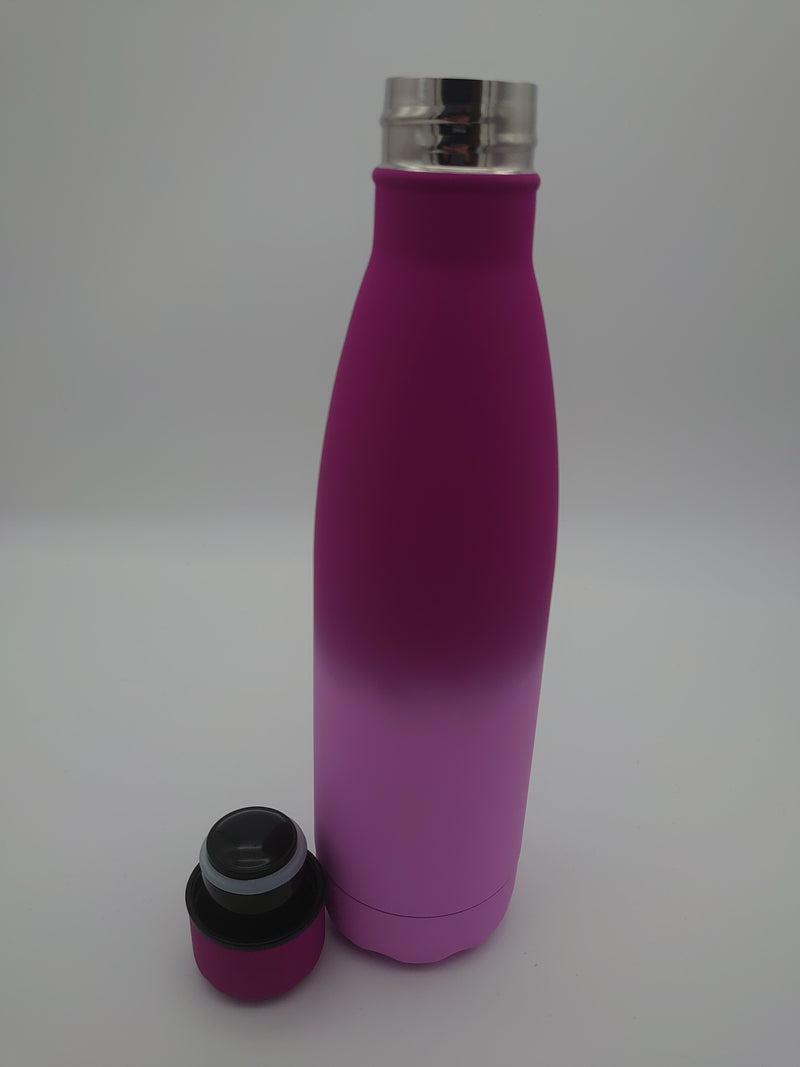 Matt Pink Purple Gradient Thermos Bottle - Cutting Edge Engravers