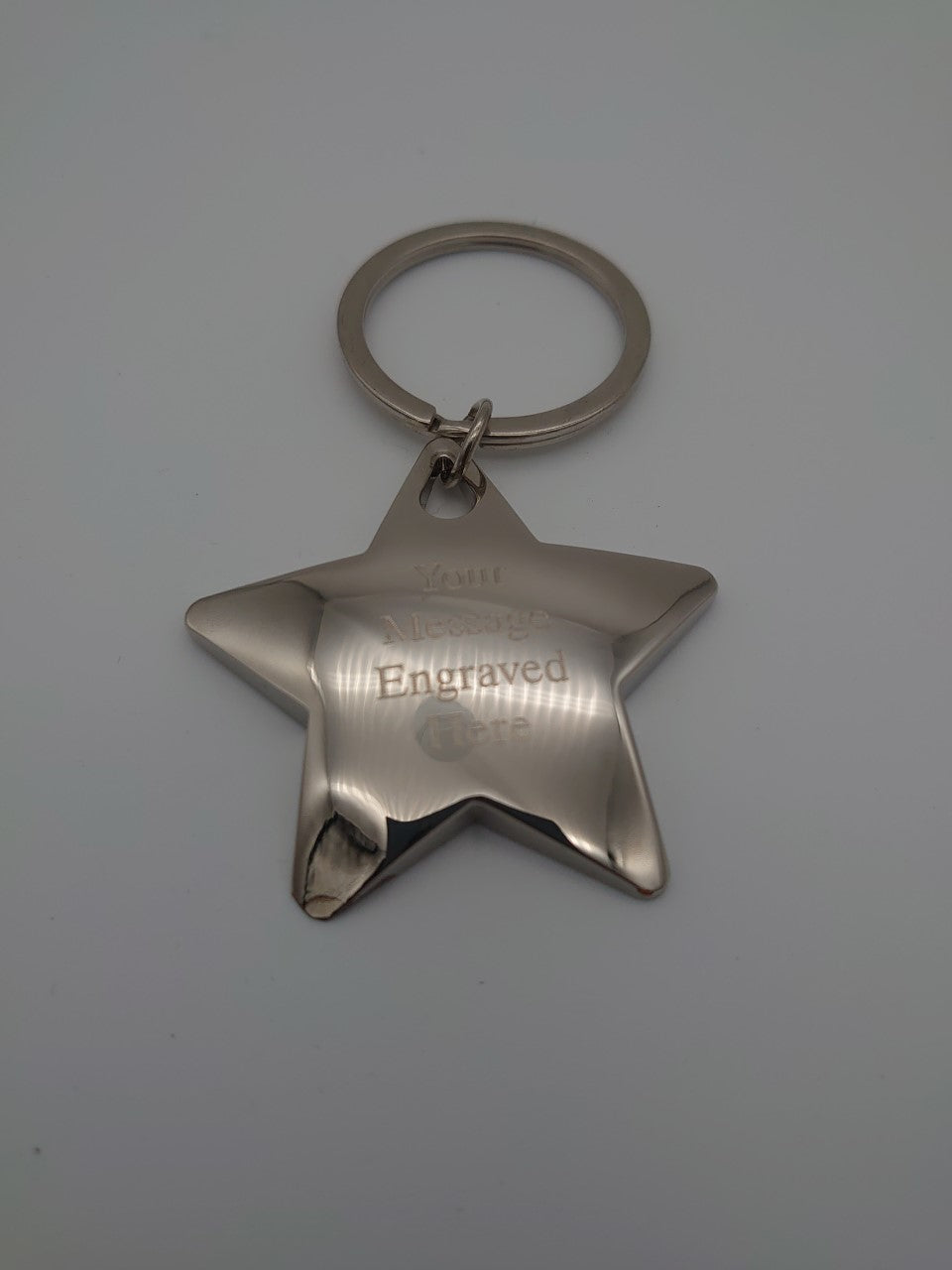 Star Shaped Keyring - Cutting Edge Engravers