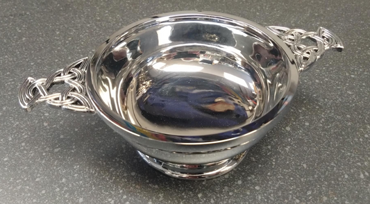 5 inch chrome plated quaich