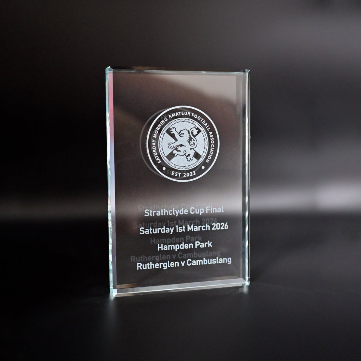 Self Standing Jade Glass Award