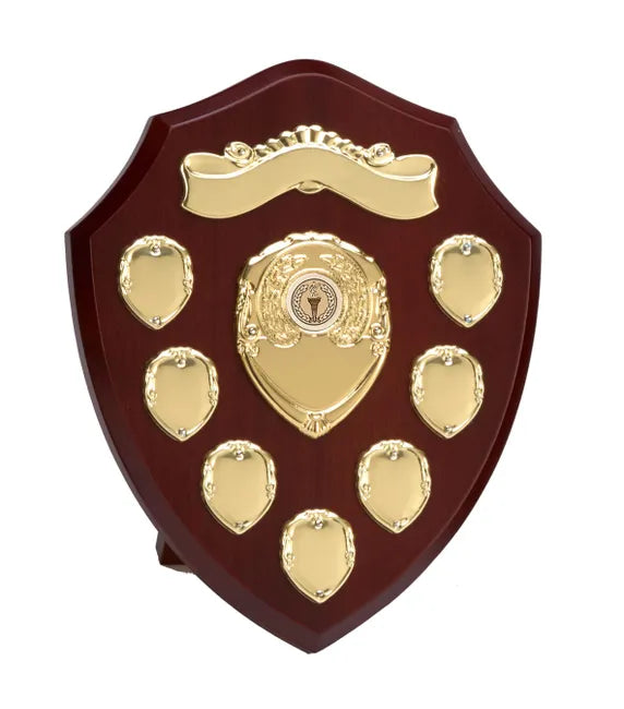 Triumph Ruby & Gold Shield 10'' (25.5cm)