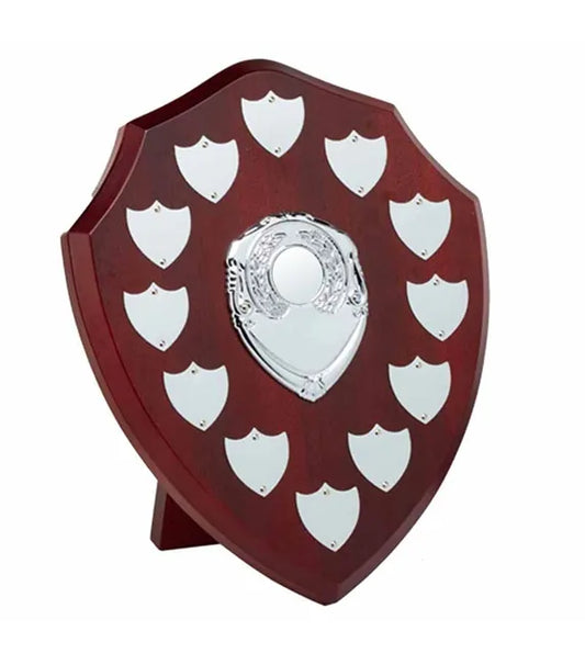 Triumph Perpetual Presentation Shield With No Scroll 25.5cm (10")