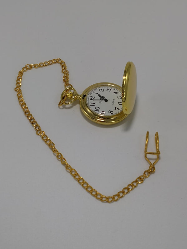 Personalised Gold Plated Pocket Watch