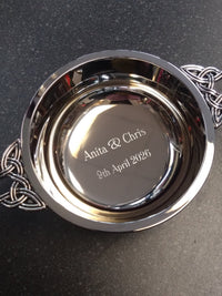4'' Chrome Plated Quaich
