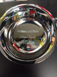 3" Chrome Plated Personalised Quaich
