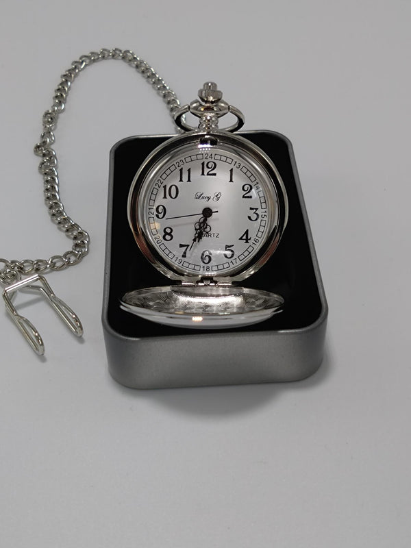 Silver Plated Pocket Watch