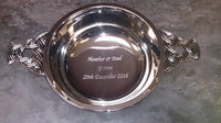 Engraved quaich