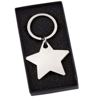 Star Shaped Keyring - Cutting Edge Engravers