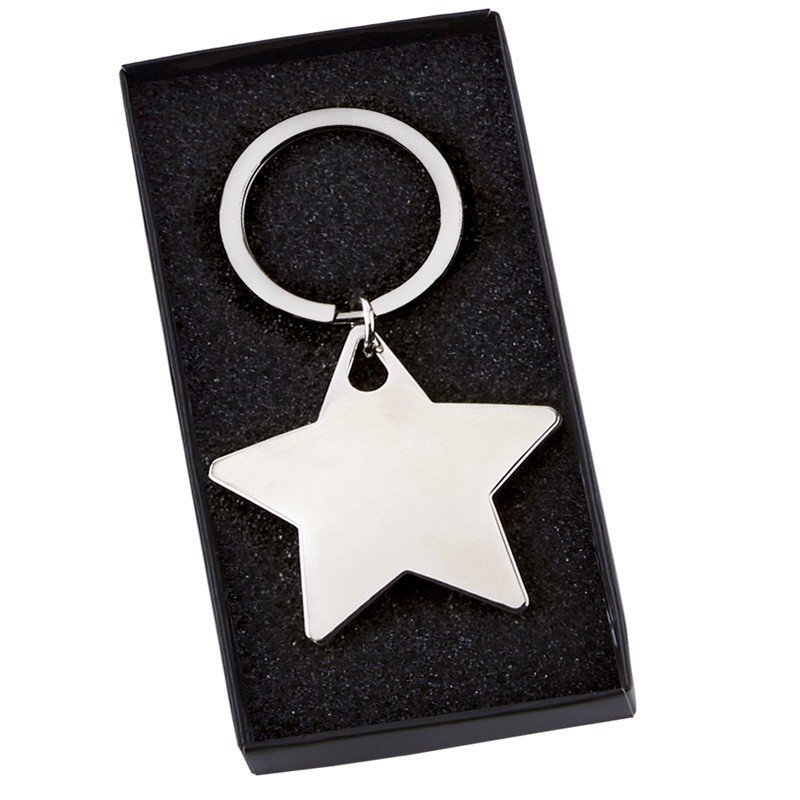 Star Shaped Keyring - Cutting Edge Engravers