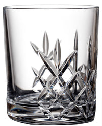 Crystal Whisky Glass on white background