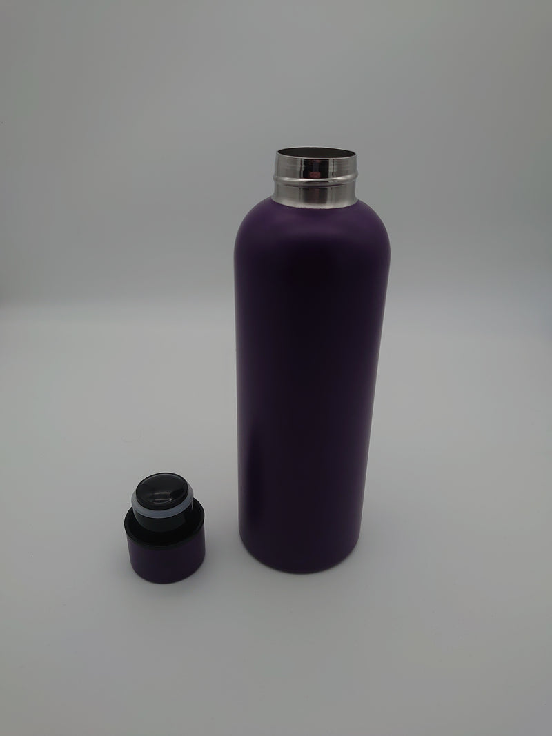 Matt Purple Double Wall Insulated Flask - Cutting Edge Engravers