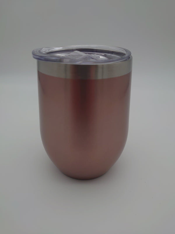 Metallic Copper Double Wall Thermos Cup - Cutting Edge Engravers