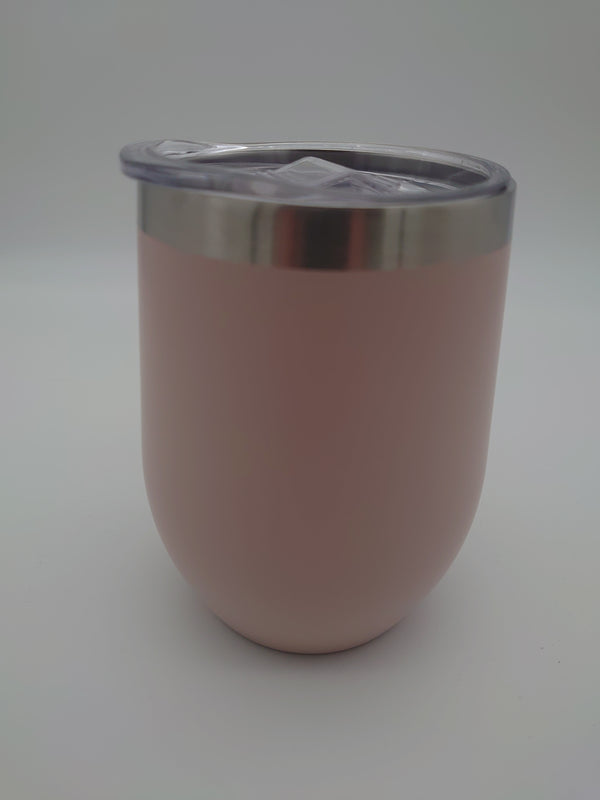 Baby Pink Double Wall Thermos Cup - Cutting Edge Engravers