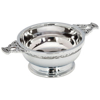 5" Chrome Plated Quaich - Cutting Edge Engravers
