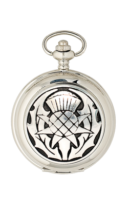 Thistle Badge Mechanical Pocket Watch - Cutting Edge Engravers