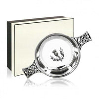 5" Thistle Pewter Quaich - Cutting Edge Engravers