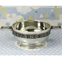 3.5" ABC Childrens Pewter Quaich - Cutting Edge Engravers