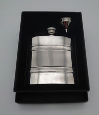 6oz Celtic Band Hip Flask - Cutting Edge Engravers