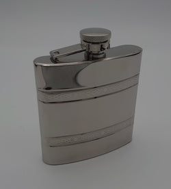 6oz Celtic Band Hip Flask - Cutting Edge Engravers