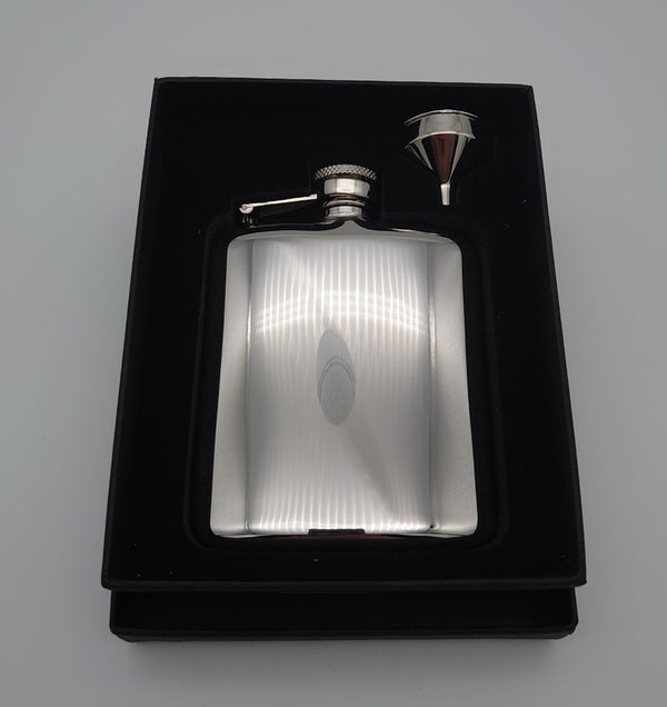 Exmoor Hip Flask 6oz - Cutting Edge Engravers