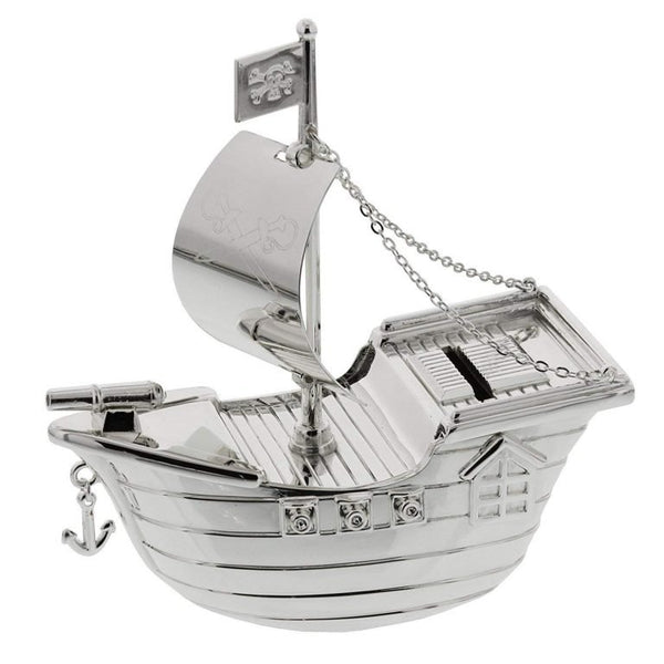 Pirate Ship Money Box - Cutting Edge Engravers