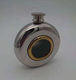 5oz Port Hole Hip Flask - Cutting Edge Engravers