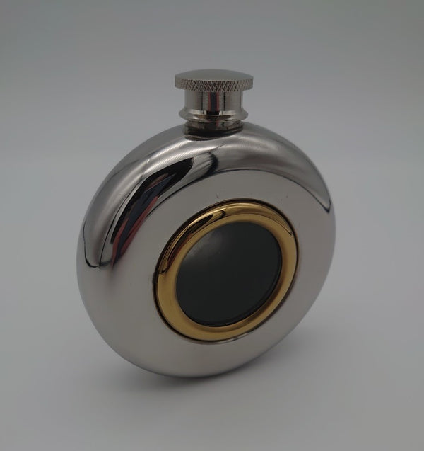 5oz Port Hole Hip Flask - Cutting Edge Engravers