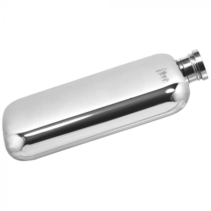6oz Pewter Hip Flask - Cutting Edge Engravers
